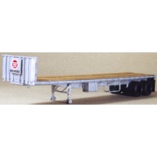 5019 - Trailmobile 40' Flatbed Trailer Kit - Missouri Pacific Lines, C&EI, and Texas Pacific Lines (Silver)