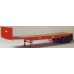 5017 - Trailmobile 40' Flatbed Trailer Kit - Strick Lease (Red)