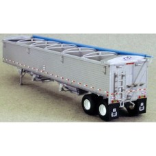 6004 - Wilson Pacesetter 43' Grain Trailer Kit  - Silver Body / Dark Blue Tarp