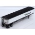 6019 - Wilson Pacesetter 43' Grain Trailer Kit - Pre-painted White Body / Black Tarp, Nutrena Decals