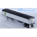 6020 - Wilson Pacesetter 43' Grain Trailer Kit - Pre-painted White Body / Black Tarp, Cargill Decals