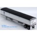 6023 - Wilson Pacesetter 43' Grain Trailer Kit - Pre-painted White Body / Black Tarp, ADM Decals