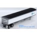 6023 - Wilson Pacesetter 43' Grain Trailer Kit - Pre-painted White Body / Black Tarp, ADM Decals