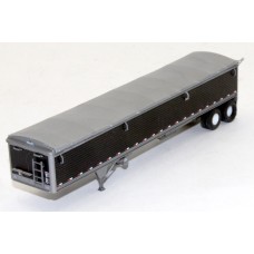 6031 - Wilson Pacesetter 43' Grain Trailer Kit - Pre-painted Black Body / Silver Tarp