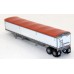 6033 - Wilson Pacesetter 43' Grain Trailer Kit  - Pre-painted White Body / Orange Tarp